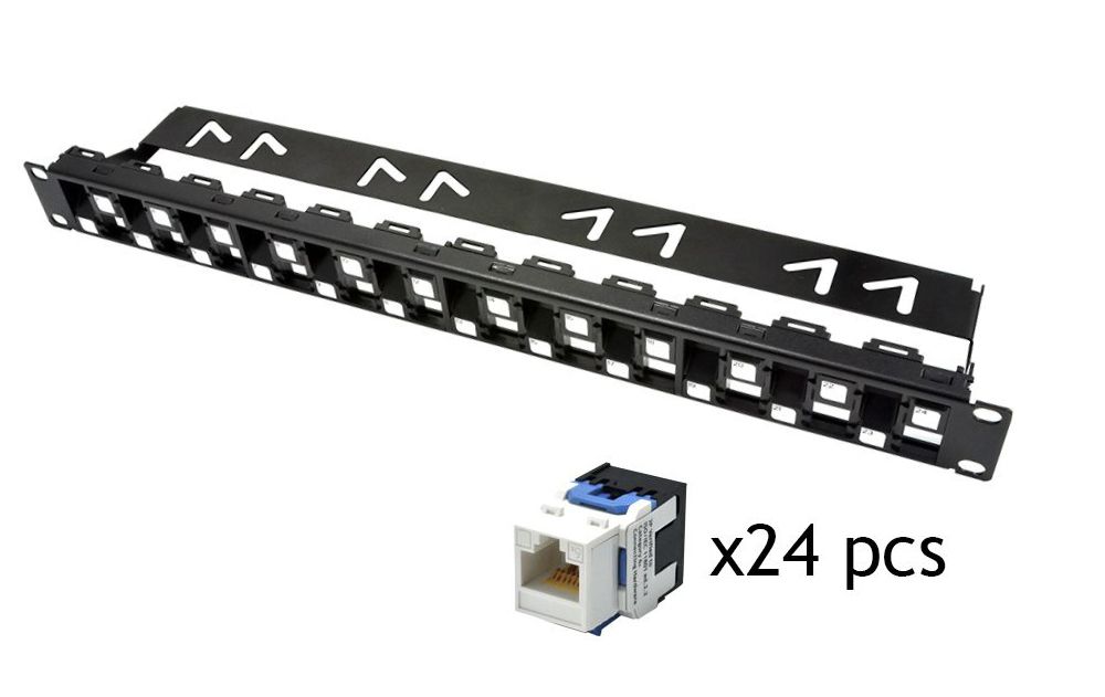 3D Snap-in - SP24ZM Series Snap-in Patch Panels